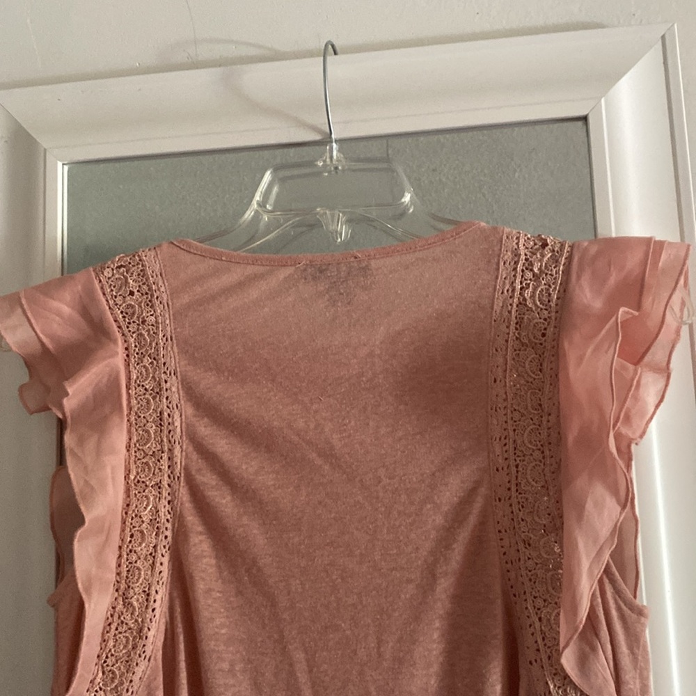 Jessica Simpson Pink Ruffled Blouse - Picture 8 of 10